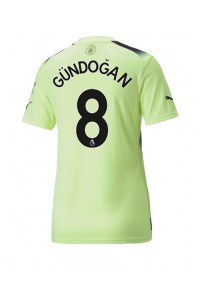Manchester City Ilkay Gundogan #8 Fotballdrakt Tredje Klær Dame 2022-23 Korte ermer